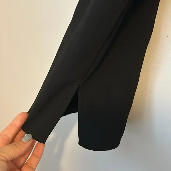 NWT ZARA PLEATED CROP TOP, Black, Size XXL - Picture 13 of 16